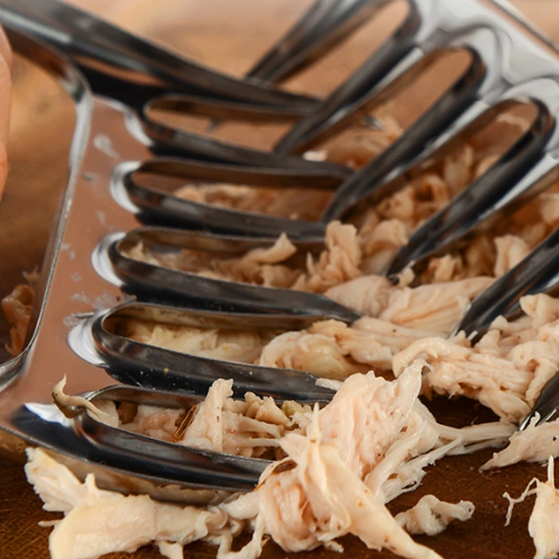 2 шт. Шредер для мяса когти из нержавеющей стали медвежьи барбекю мясные вилки