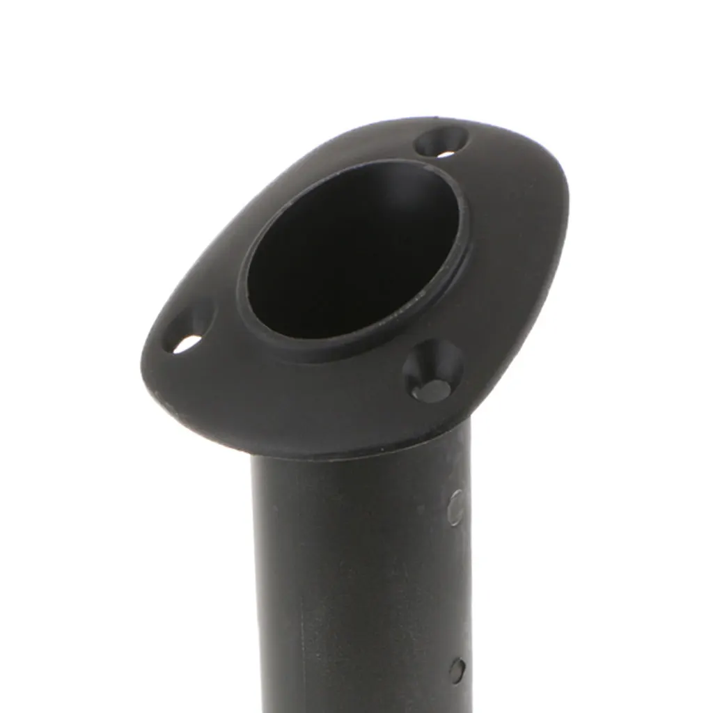 

Black Flush Mount Fishing Rod Holder For Kayak Boat Marine Yacht