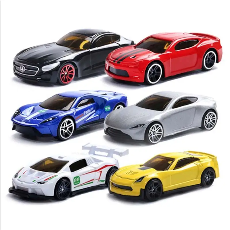 

Diecast Simulation 1:64 Mini kids Toy Car Vehicle Sliding Alloy Sports Car Model Set Multi-style Gift Toys For Children 5Pcs/Set