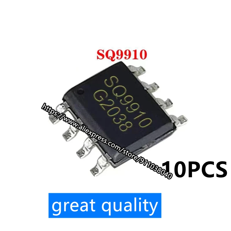 SQ9910 новый SMD SOP-8, встроенный светодиодный блок питания, 10 шт./лот
