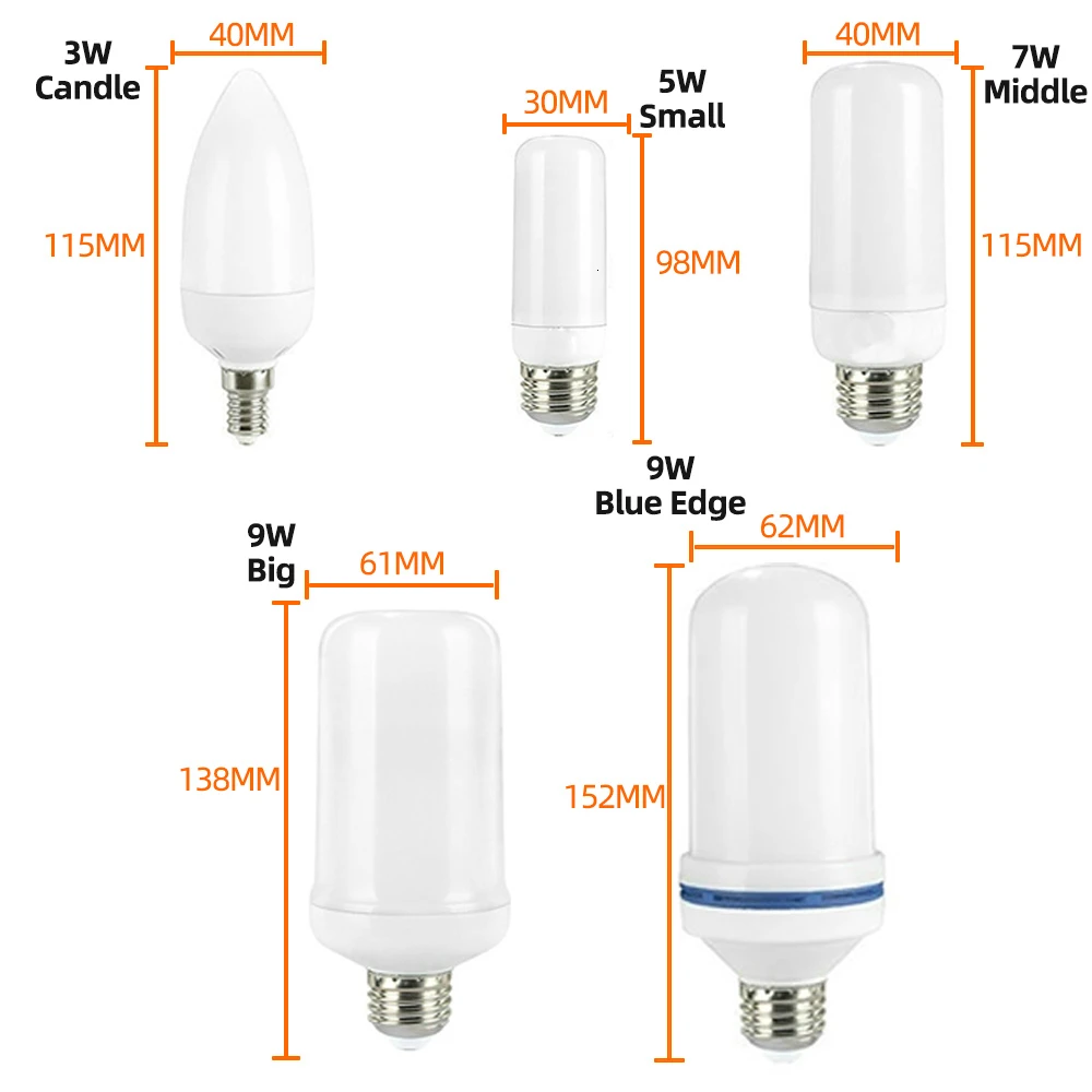 

Light Bulb LED Lamp 3W 5W 7W 9W Filament Incandescent Ampoule Bulbs Retro Edison Lamp Energy Saving Multiple Mode Light for Home