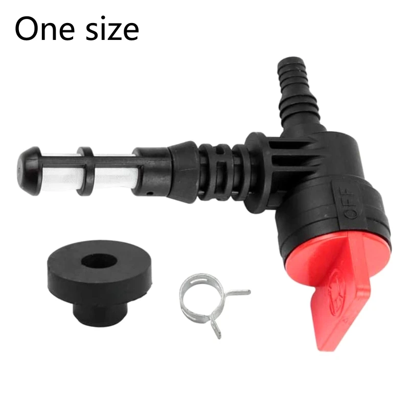 

90 Degree Fuel Shut Off Valve Service Kit Bushing Filter Grommet for 192980GS 208961 Kohler 25 462 03-S Rotary 13116 Plastic Gas