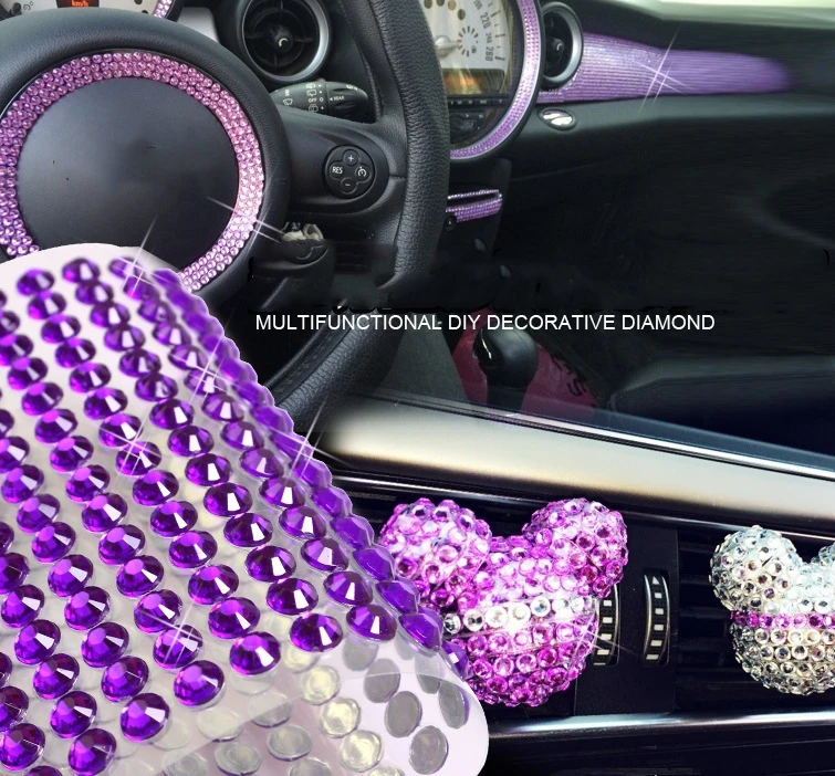 Самоклеящиеся акриловые стразы 750 шт./компл. 3 мм для телефона ПК автомобильные