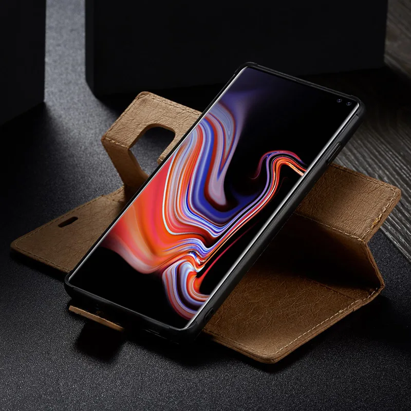 Для samsung Note 10 Plus 9 8 Водонепроницаемый чехол крафт-бумага кожаный съемный кошелек чехол для телефона сумка для Galaxy S10 E S9 S8 Plus