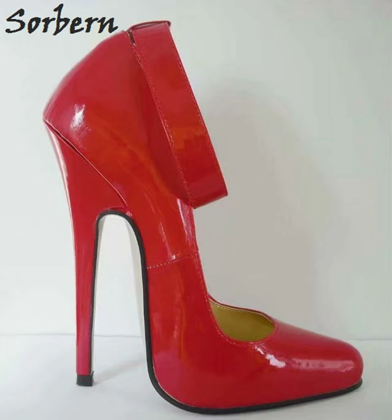 Sorbern mary janes/женские туфли-лодочки; туфли на высоком каблуке; туфли на шпильке; офисные женские модельные туфли; женские туфли на каблуке; ; черные туфли-лодочки; Размер 12