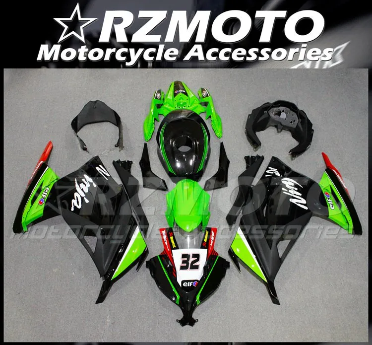 

Injection New ABS Motorcycle Fairings kit add Tank cover for Kawasaki Ninja 300 EX300 2013 2014 2015 2016 2017 2018 Cool 32