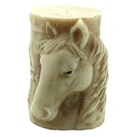 3d animal silicone candle molds horse design pillar candle mold wax mould diy craft gypsum resin craft silicone mold