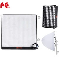 falconeyes rx 24tdx flexible rollable cloth led fill in light lamp studio video lighting panel 150w bi color 3000k 5600k softbox