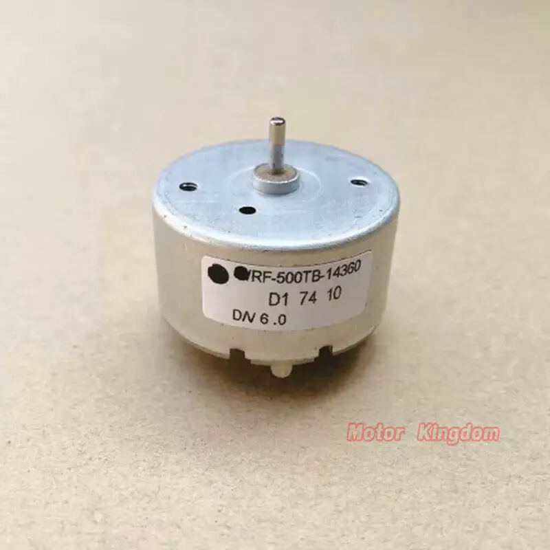 RF 500TB 14360 DC 3V 5V 6V 9V 5700RPM микро мини круглый 32mm диаметр шпинделя