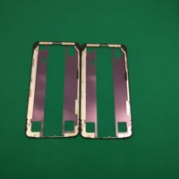 10pcs frame wtih glue adhesive for iphone x xs max 5 86 5inch original middle bezel replacement repair glass frame lcd reapir