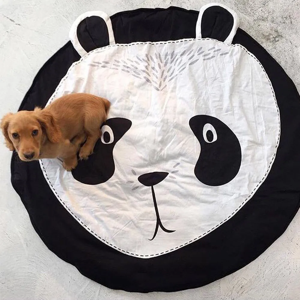 Мультяшный детский коврик хлопковый игровой одеяло для ползания детские игрушки