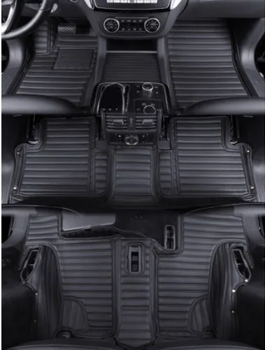 

High quality! Custom special car floor mats for Land Rover Discovery 4 2016-2010 7 seats waterproof carpets for Discovery 2013