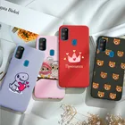 Чехол для телефона Samsung Galaxy M21, мягкий силиконовый чехол из ТПУ, задняя крышка для Samsung M21 M215F M 21, бампер, милый мультяшный динозавр