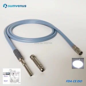 1 8m 2 5m 3m wolf storz medical endoscopey fiber optical fiber silicone cable light source microscope guide surgery 4mm 1800mm free global shipping