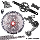 Горный велосипед, 1*8 скоростной переключатель передач, задний переключатель передач, групповой набор 8 S 32T 36T 40T 42T 46T, кассета 8V K7 для xt X7, Звездный комплект