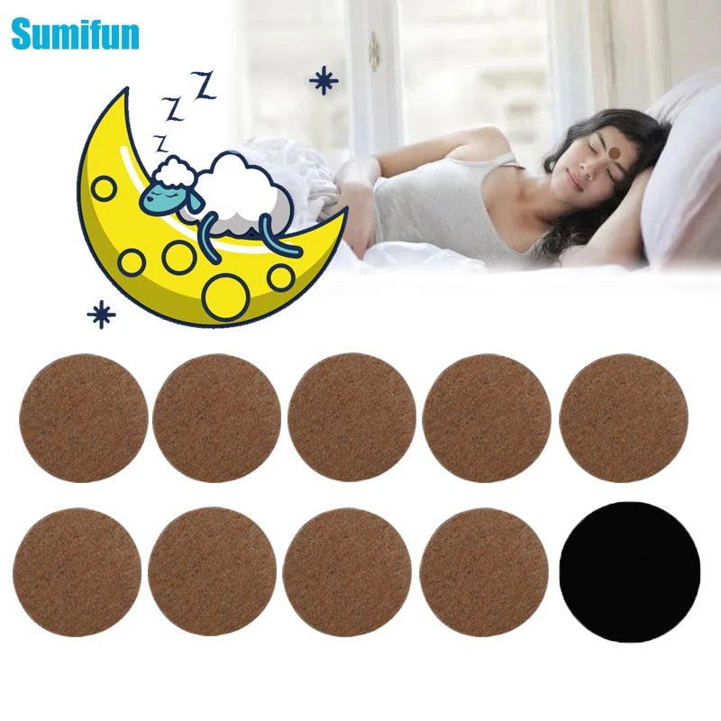 

20pcs Medical Sleep Plaster Relieving Insomnia Stress Anxiety Chinese Herbal Patch Soothe Mood Body Relax Health Care D6377