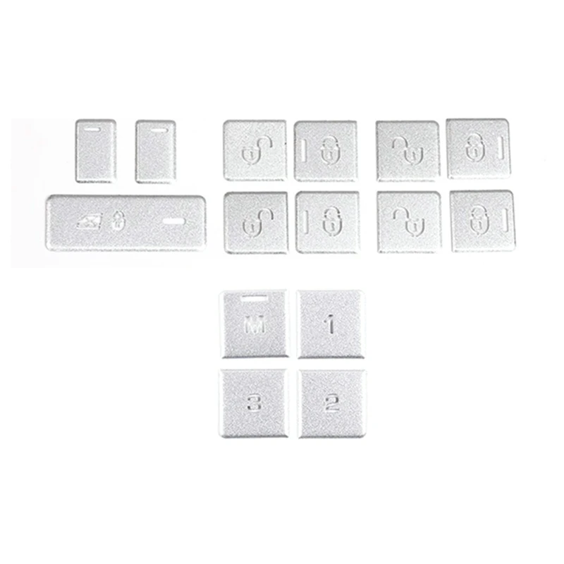 

15Pcs Door Window Switch Button Cover Trim for Land Rover Range Rover Sport 2014-2017