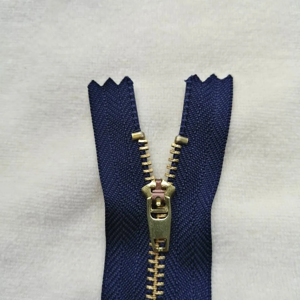 10 шт 3 #12 5 см латунь закрытый хвост Весенняя головка джинсовые повседневные штаны