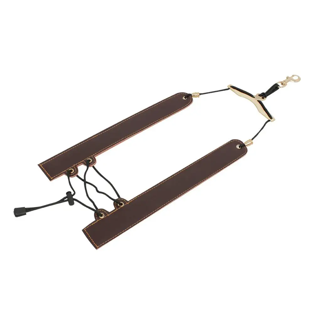 Adjustable Leather Saxophone Shoulder Neck Strap with Buckle for Sax Plyers Music Lovers Accessories | Спорт и развлечения
