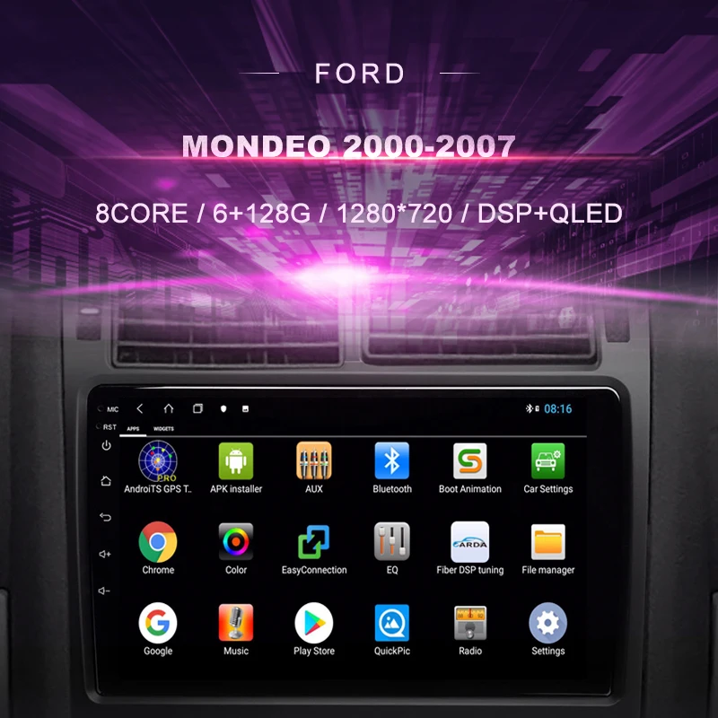 Автомобильный DVD плеер для Ford Mondeo (2000 2007) автомобильное радио мультимедийный