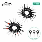 38 шт. инструмент для удаления автомобильных штекеров, печатная плата, инструмент для удаления клемм проводов, захват коннектора, ОБЖИМНАЯ булавка, игла для задней панели