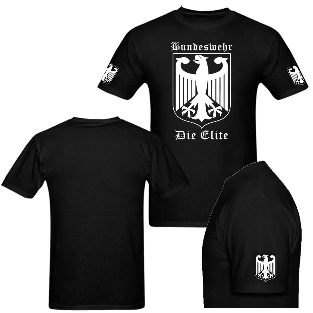

Bundeswehr Empire Eagle wehrmacht Germany T shirt Men casual army tee USA Size