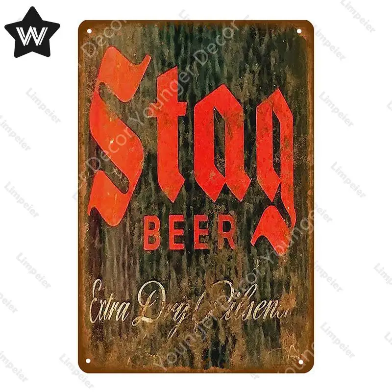 Металлический постер для пива вина Оловянная пластина винтажная спиртовая