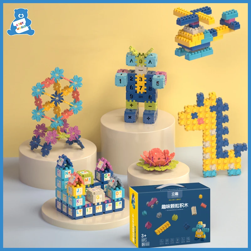 

Дети DIY творческие строительные блоки автомобиль самолет строительство различные комбинации сборки просветление детские развивающие игру...