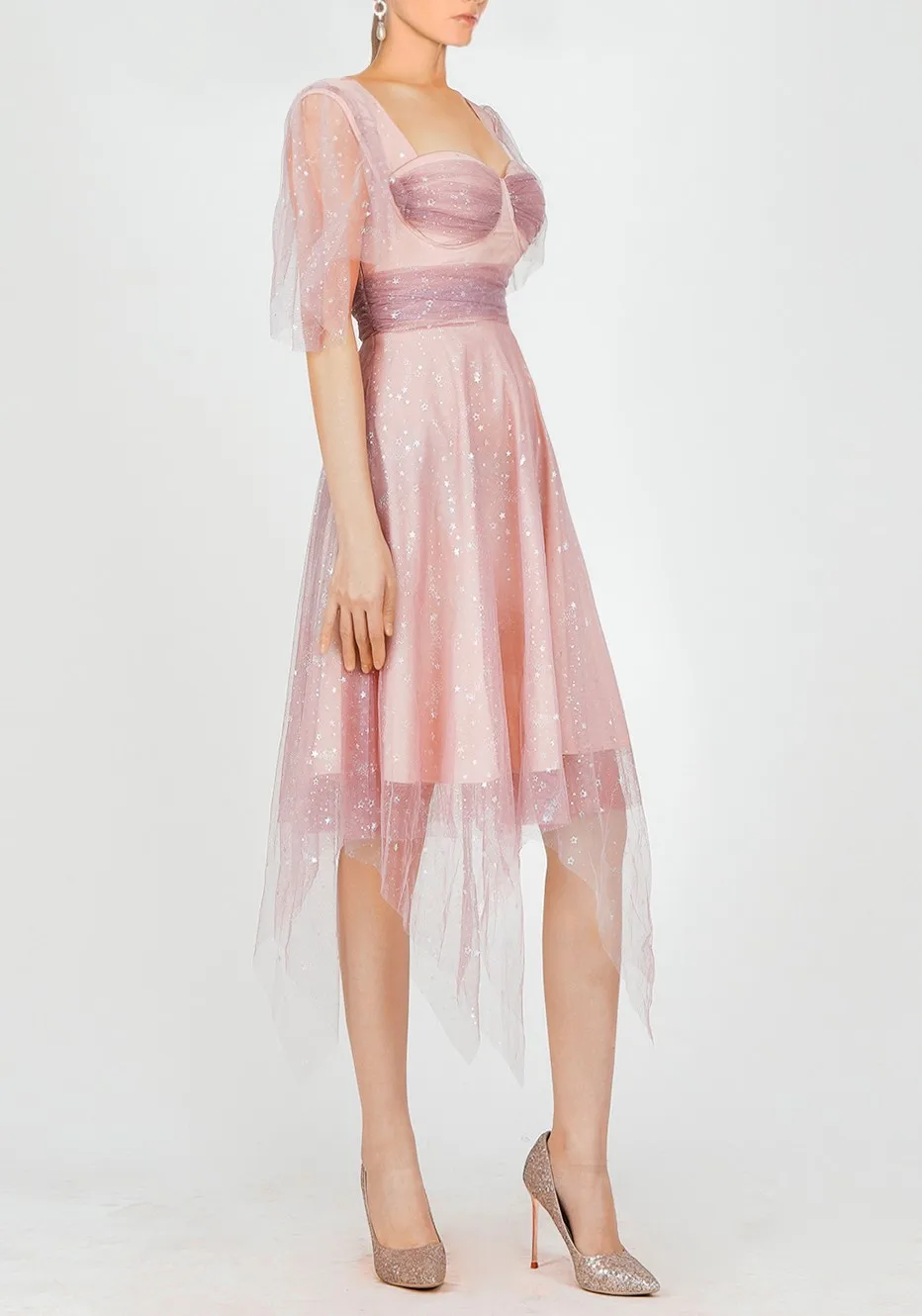 

HF Free Shipping Wedding Party Dresses Women Fashion Elegant Celebrity Pink Dress Sexy Summer Dress Vestidos