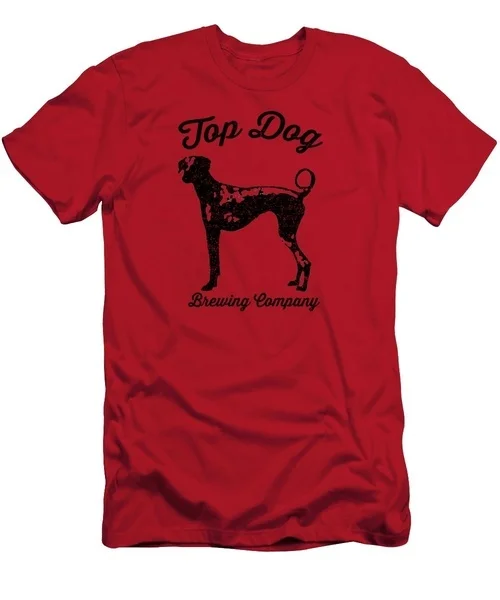 

Top Dog Brewing Company Men's T-shirt Cotton Short Sleeve T-Shirt