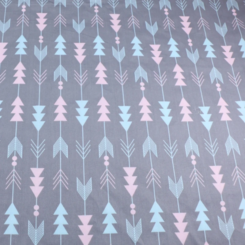 100% хлопок красная полоса серия печатная ткань для квилтинга детей Лоскутная