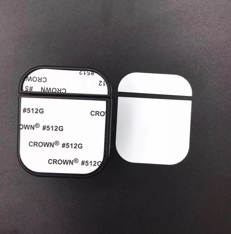 Чистый чехол для Airpods 1/2 поколения металлические пластины жесткие пластиковые