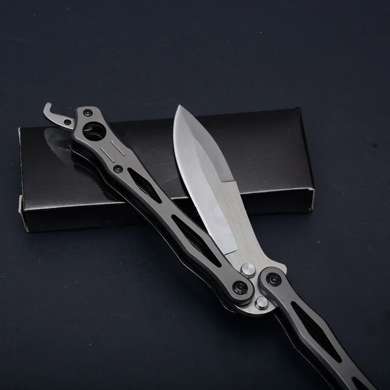 EDC Practice knife folding camping hunting hunter knives Balisong training Survival Tactical utility mutli tool | Инструменты