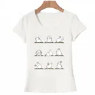 2020 новые летние модные женские футболки с принтом кроликов Yug футболка с забавным дизайном кролика повседневные Мини-топы Симпатичные футболки 4,5