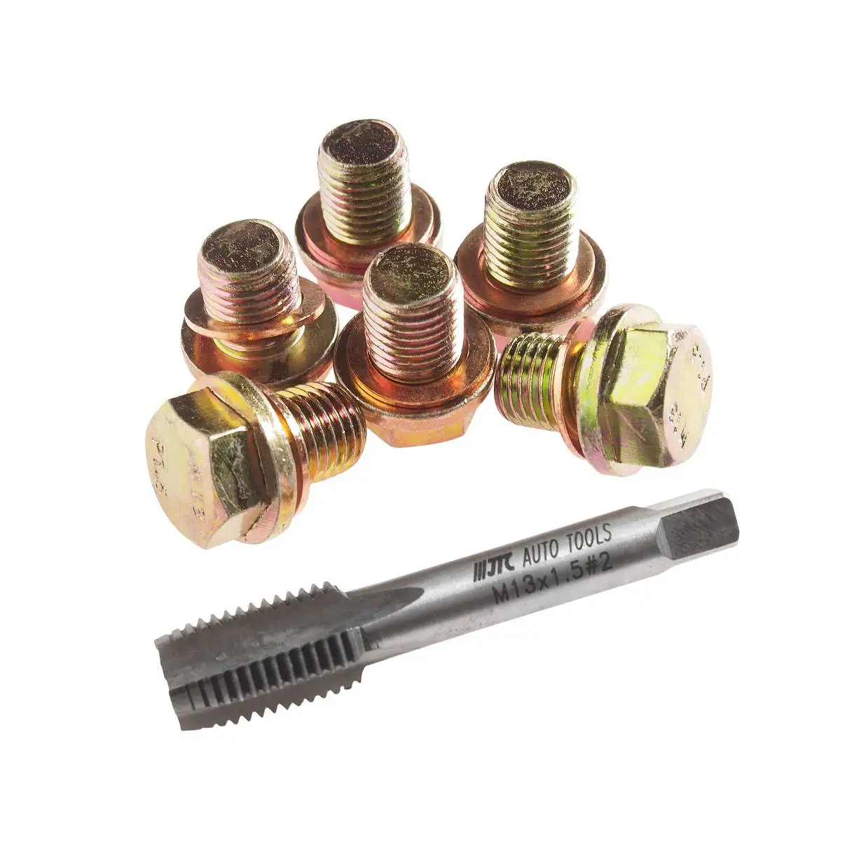 Набор инструментов для восстановления резьбы маслосливных отверстий 13мм в боксе
