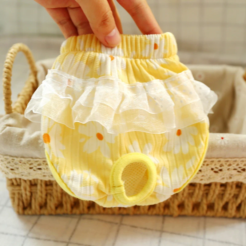 Гигиенические брюки для девочек милые маленькие и средние штаны с животными