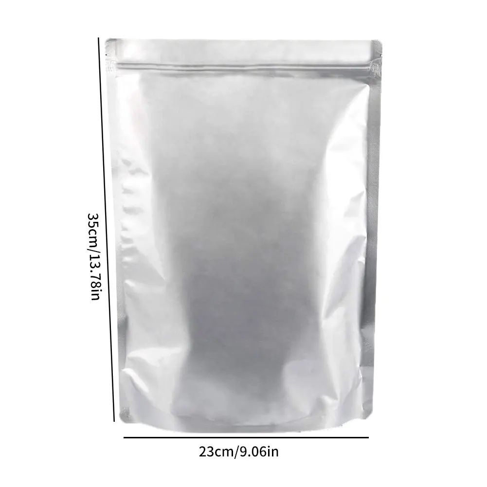

50PCS Food Sealing Bags Mylar Bags Resealable Zip Lock Smell Proof Food Storage Bags For Tea Sealing Kitchen Use Storage Bags