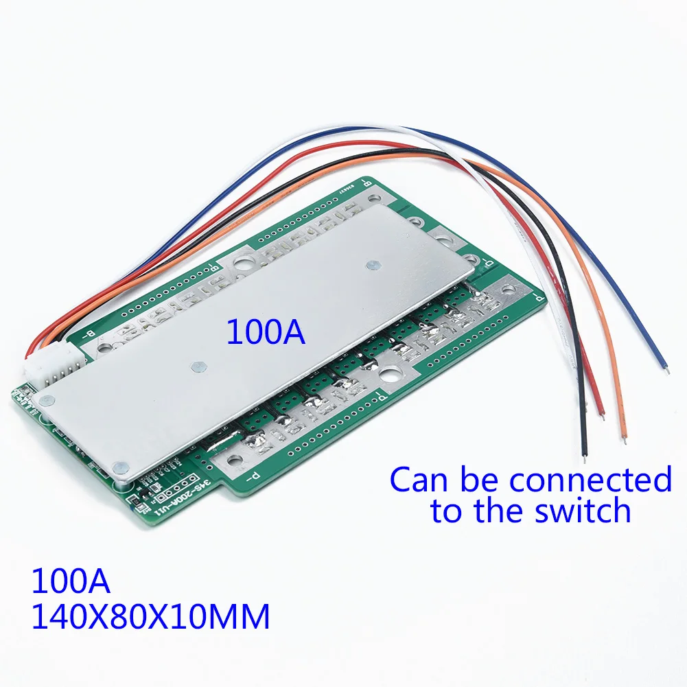 50A-150A LifePo4 плата защиты 12 8 V инвертор BMS PCB с кабелем шнур провода | Электроника