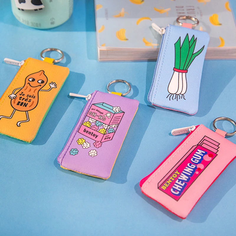 Мультяшный кошелек из искусственной кожи для монет подвесной держатель телефона