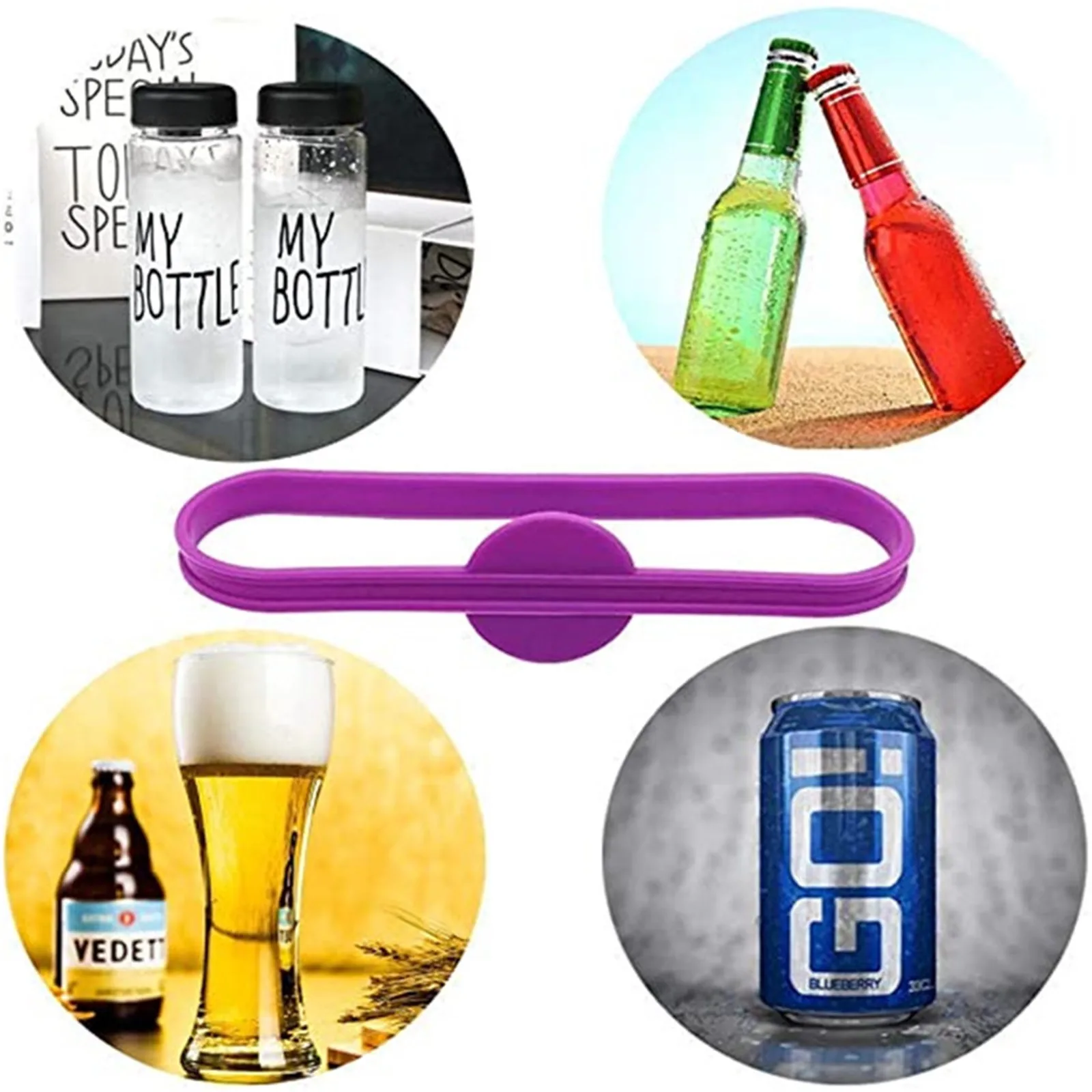 Набор этикеток из пищевого силикона 12 шт. для бара вечеринок вина | Дом и сад