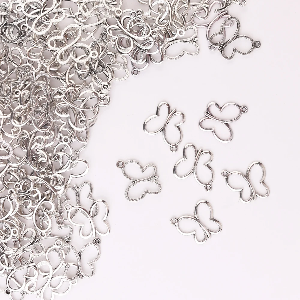 30 шт./лот женские металлические подвески в виде животных для изготовления