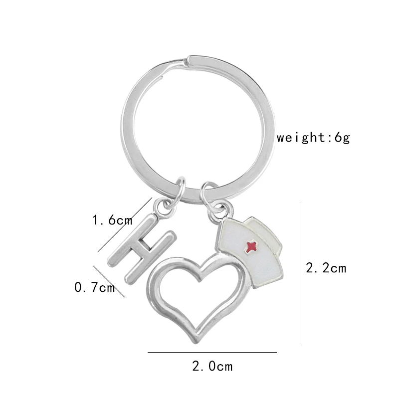 Творческий письмо молитва сердце шапочка медсестры брелок медицинского