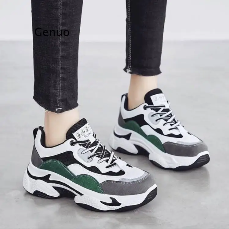 

Women's Spring New Korean-Style All-match Platform Casual Shoes Student Sports Shoes Net Red