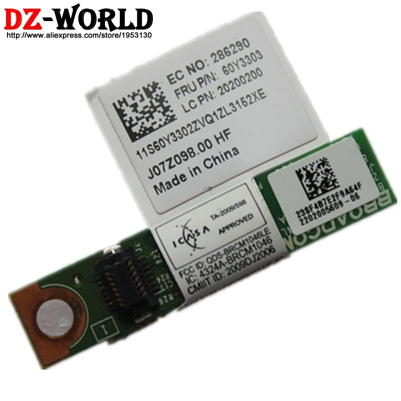 Модуль Bluetooth 4 0 для ноутбука Lenovo ThinkPad T60 T400 T400S T410 T410S T420 T420S T430 T430S i FRU 60Y3303 60Y3305 |