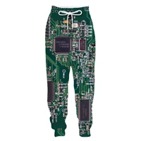 new 3d printing electronic chips fashion men women tracksuits crewneck hip hop pants plus size s 7xl streetwear