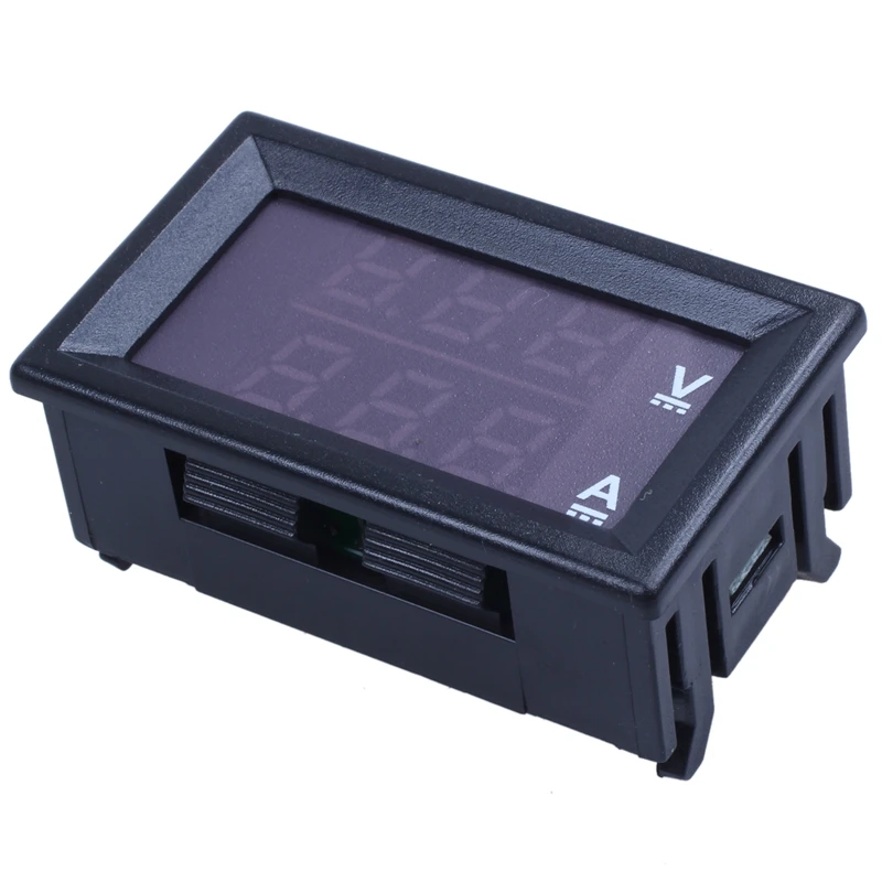 DC0-100V 10A LED DC Dual Display Digital Voltage Current Meter Head with Fine Tuning | Инструменты