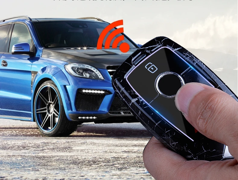 Автомобильный чехол для ключей ABS для Mercedes Benz E200 E300 W213 W210 W211 AMG W204 C E S класс CLS CLK CLA аксессуары SLK