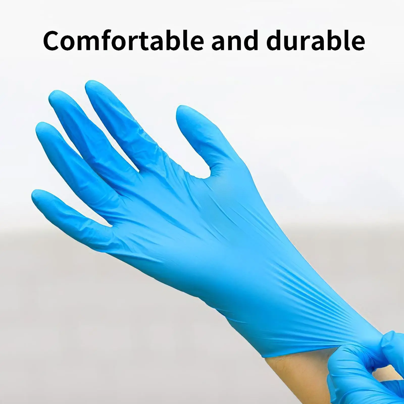 

100 шт., кухонные Нескользящие водонепроницаемые одноразовые перчатки для работы и сада, перчатки для мытья посуды, водонепроницаемые пылене...