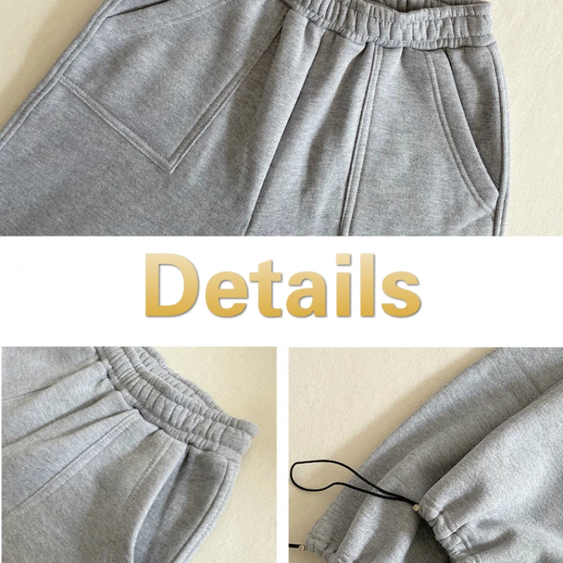 

Casual Pants Women Spring Autumn Loose Adjustable Loose Hip-hop High Street Unisex Womens Bundle Joggers Harajuku All-match Chic