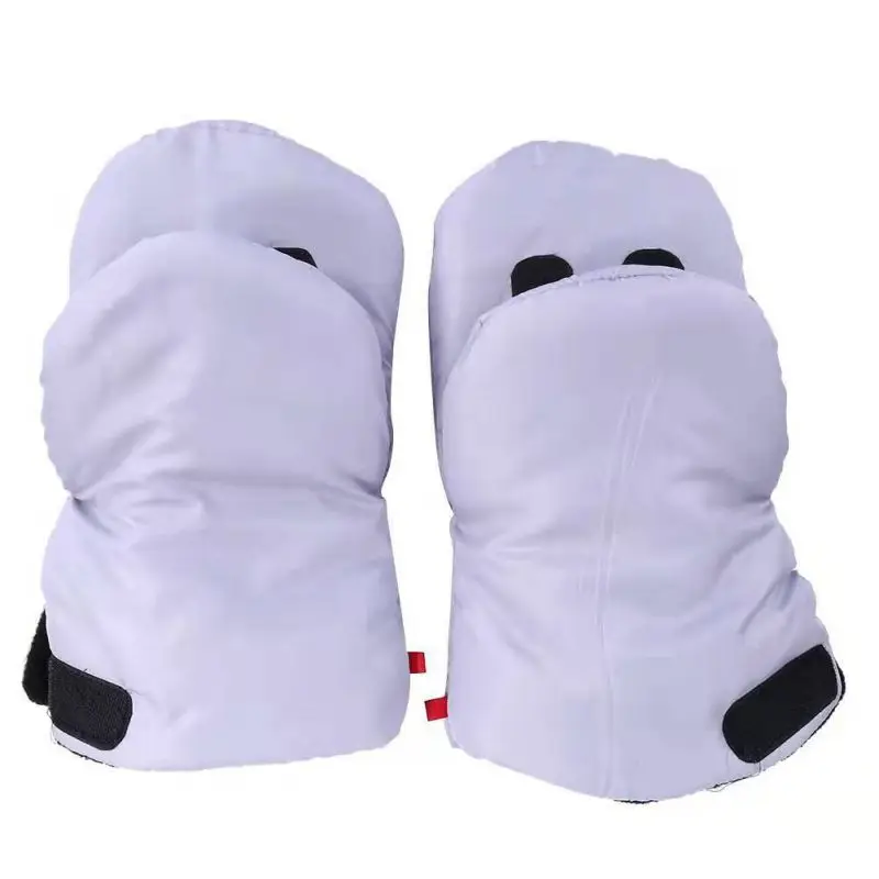 

Protective Winter Stroller Warm Gloves Plus Velvet Thickening Windproof Outdoor Sports Gear Gloves Even Fingers Anti-freezes